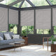 ColorizedZoom DuoLight Cordless Grain Urban Grey Thermal Blind 2225