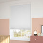 ColorizedZoom Double DuoShade Cordless Chalk Thermal Blind 2232