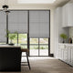 Colorized Cordless Double DuoLight Matte Grey Thermal Blind 2246