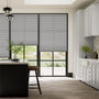 Colorized Cordless Double DuoLight Matte Grey Thermal Blind 2246