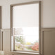 ColorizedZoom Umbra Milk White Double Roller Blind 2334