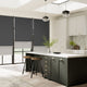 ColorizedZoom Atom Iron Grey Double Roller Blind 2345