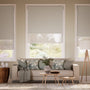 Colorized Alia Pumice Double Roller Blind 2435