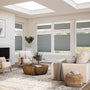 ColorizedZoom PerfectFIT DuoShade Nickel Grey Thermal Blind 2496