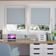Colorized PerfectFIT DuoShade Blue Haze Thermal Blind 2483