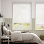 Colorized Pristine White Faux Wood Blind - 50mm Slat 8795