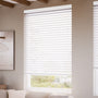 ColorizedZoom Brightest White Wooden Blind - 50mm Slat 8764