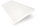 ColorizedSwatch Chiffon White Wooden Blind - 50mm Slat sample image 3245