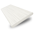ColorizedSwatch Natural Bamboo Snow Wooden Blind - 50mm Slat sample image 3384