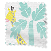 ColorizedSwatch Jolly Jungle Blackout Chalk Roller Blind sample image 3559