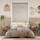 Colorized Oculus City Grey Magic Screen Roller Blind 3734