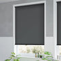 ColorizedZoom Electric Blackout Titan Kendall Charcoal Roller Blind 3838