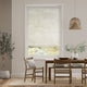 Colorized Electric Oculus Linen Roller Blind 3858
