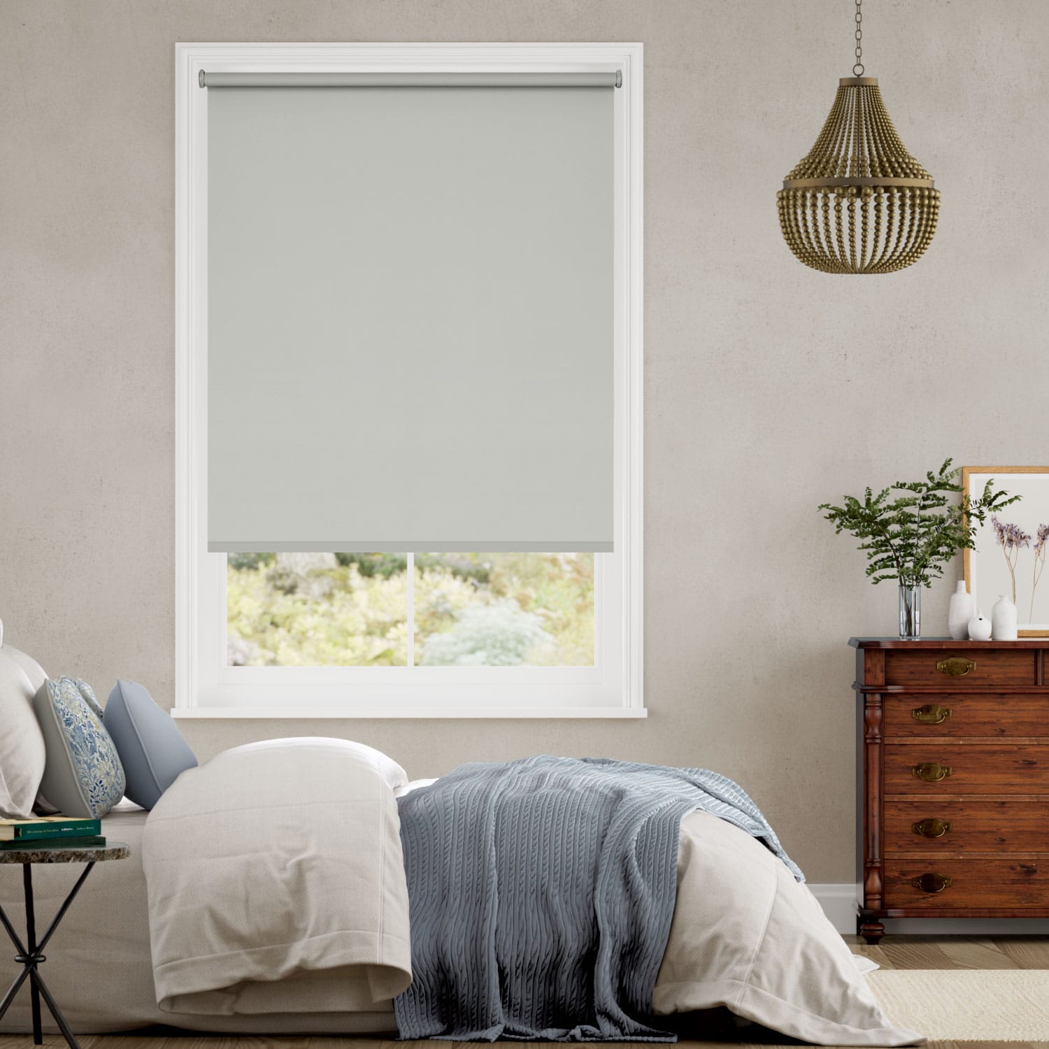 Colorized Antiviral Blackout Stone Roller Blind 3887