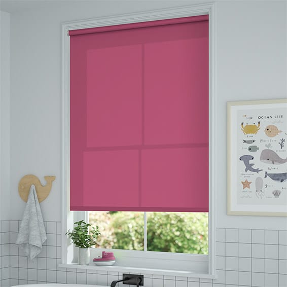 ColorizedZoom Electric Avalon Magenta Roller Blind
