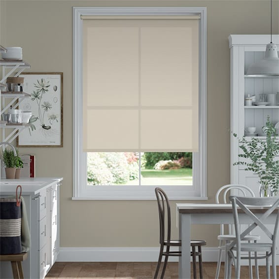 Colorized Electric Avalon Classic Linen Roller Blind