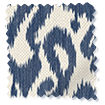 ColorizedSwatch Twist2Go Ikat Damask Ink Blue Roller Blind sample image 4382