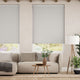 Colorized Electric Sevilla Blackout Grey Roller Blind 4922