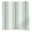 ColorizedSwatch Twist2Go Chester Stripe Duck Egg Roller Blind sample image 5217