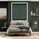 Colorized Paleo Linen Teal Twilight Roman Blind 8975