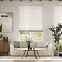 Colorized Dupioni Faux Silk Starlight Grey Roman Blind 6876