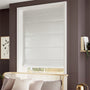 ColorizedZoom Ahisma Luxe Faux Silk Mist Roman Blind 6931