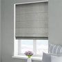 ColorizedZoom Ahisma Luxe Faux Silk Chrome Roman Blind 6929