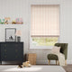 Colorized Tiger Stripe Blush Roman Blind 8751