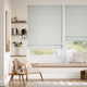 Colorized Devon Stripe Smoke Grey Roman Blind 7045
