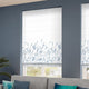 ColorizedZoom Blowing Grasses Blue Roman Blind 7061