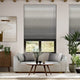 Colorized Ombre Storm Roman Blind 7065