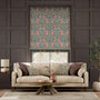 Colorized William Morris Pimpernel Elderberry Roman Blind 7170