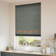 ColorizedZoom Mr Fox Border Charcoal Roman Blind 7247