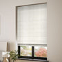 ColorizedZoom Electric Dupioni Faux Silk Oyster Roman Blind 7331