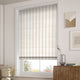 ColorizedZoom Electric Twill Stripe Blush Roman Blind 7354
