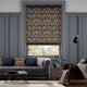 Colorized Electric William Morris Strawberry Thief Jewel Roman Blind 7362