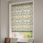 ColorizedZoom Electric William Morris Strawberry Thief Natural Roman Blind 7363