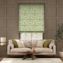 Colorized Ikat Damask Cactus Roman Blind 7376