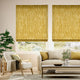 Colorized Grasses Mustard Roman Blind 7535