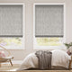 Colorized Dockleaf Dove Grey Roman Blind 7539