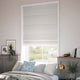 ColorizedZoom William Morris Strawberry Thief Jacquard Ivory Roman Blind 7611