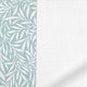 ColorizedPLA William Morris Willow Duck Egg & Bijou Linen White Roman Blind 7649