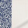 ColorizedPLA William Morris Willow Ink & Bijou Linen Alabaster Roman Blind 7650