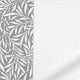 ColorizedPLA William Morris Willow Steeple Grey & Bijou Linen White Roman Blind 7653