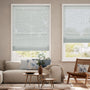 Colorized Lumiere Unlined Ariel Duck Egg Roman Blind 7674