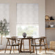 Colorized William Morris Marigold Jacquard Oyster Roman Blind 7817