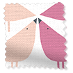 ColorizedSwatch Lintu Birds Berry Crush Curtains sample image 5707