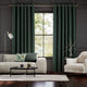 Colorized Paleo Linen Teal Twilight Curtains 5728