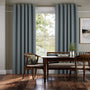 Colorized Paleo Linen Smoky Blue Curtains 5725