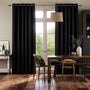 Colorized Bijou Linen Noir Curtains 5749